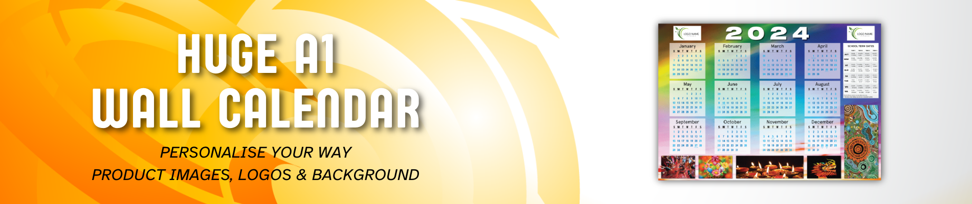 Speedprint A1 Calendars 2024