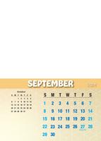 Wall Calendar A4 Portrait (13 Pages) Design 1