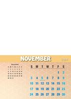 Wall Calendar A4 Portrait (13 Pages) Design 1