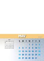 Wall Calendar A4 Portrait (13 Pages) Design 1