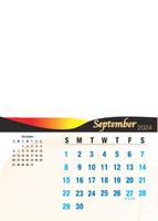 Wall Calendar A4 Portrait (12 Pages) Design 2