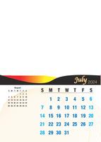 Wall Calendar A4 Portrait (12 Pages) Design 2