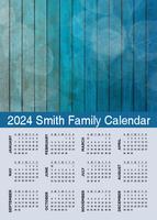 Wall Calendar A4 Portrait (Single Page) Design 8